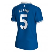 Everton Michael Keane #5 Hjemmedrakt Dame 2023-24 Kortermet
